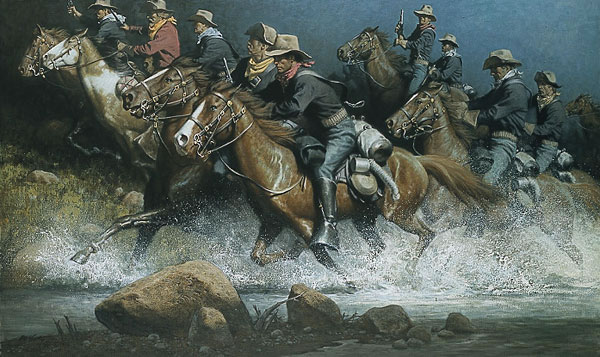 "With Pistols Drawn" Frank McCarthy Limited Edition Print